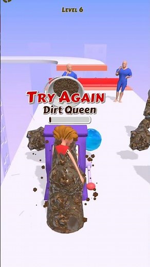 Wipeout Level: Cleaning Dirty Girl to Pure Beauty Before the Countdown Hits Zero! 🛑🚿 | Runner Games