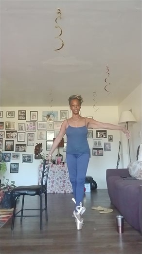 beginning test back on pointe.