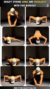 Exercises for Men to Get Strong Shoulders and Arms at Home #shoulderworkout #armworkout #arm #athomefitness #athomeworkouts #fitnessjourney #armsexercises #reelsviralシ #fbviralreelsvideo #reelsfbシ #instagramreel #fbreels23 | Fitness Mantram