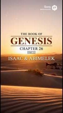 Book of Genesis Chapter 26 Part 2 Isaac and Abimelek #bible #genesis #biblevison #jesus #fypシ #fyp