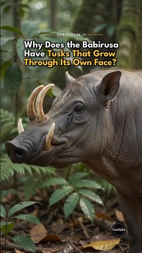 Babirusa: The Wild Pig That Grows Tusks Through Its Own Face!