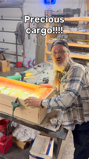 The dreaded shipping a Neon sign all the way across the United States. This is how I box them up. #neon #art #handmade | Bent Custom Neon