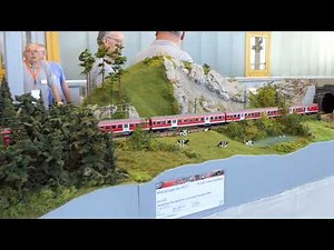 50 m long: Karwendel Railway Line in H0 - Märklin Insider Model Railway Module Group MIST7 IMA 2019