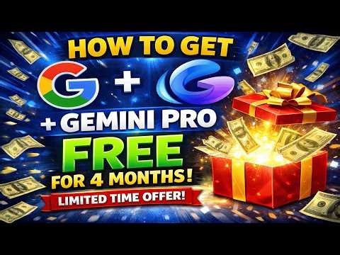 How To Get Google + Gemini Pro FREE for 4 Months (100% Working 2026) 🚀