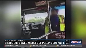 Metro bus driver accused of pulling knife during argument with passenger