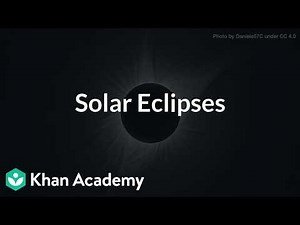 Solar eclipses | Science | Khan Academy (IN accent)
