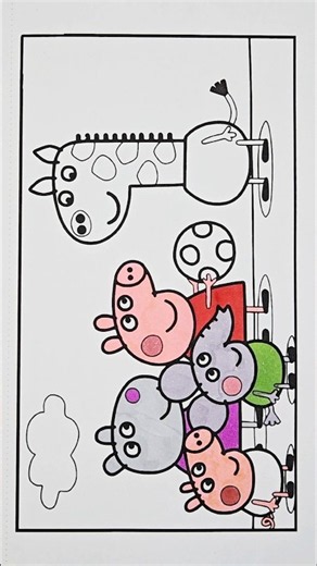 Peppa Pig Drawing for kids, 802 #peppapigdrawing #drawing #peppapig #peppapigcoloring #coloring