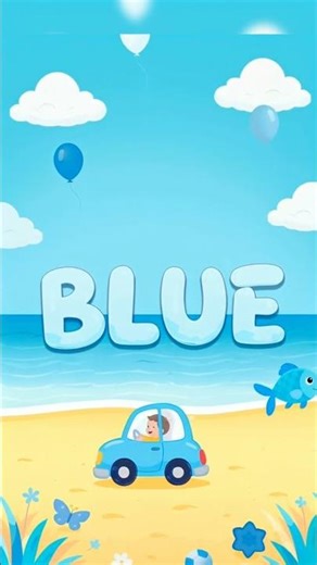 Blue Color Song for Kids| Learn Blue Color | Daily Kids Color Song #abcsong #alphabetsong #babysongs