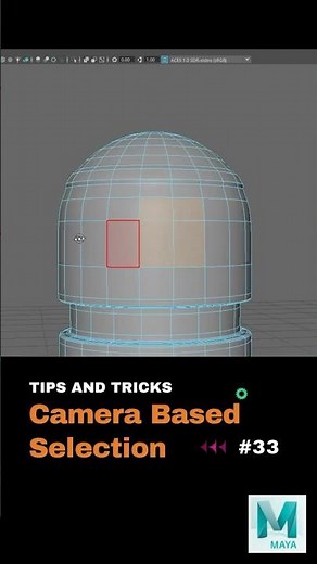 How to Use Marquee Camera-Based Selection in Maya! Precise Modeling Made EASY! #shorts #tutorial