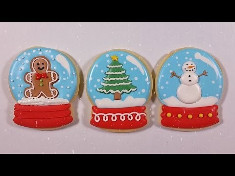 How to Decorate Snow Globe Cookies