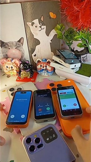 DIALING CALL RINGTONE MY GIRLFRIENDS ON MINI IPHONE 17 PRO MAX #smartphone #shorts #fyp #ringtone
