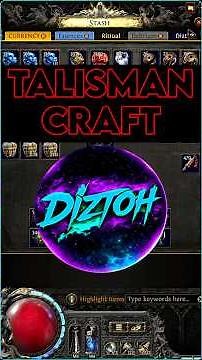 Crafted to Corrupted: Maji Talisman | PoE 2 🏆 #pathofexile2 #crafting #shorts
