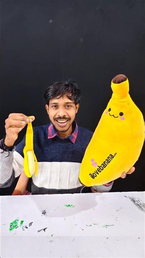 Squishy Banana VS Smiling Banana Soft Pillow 😃🍌