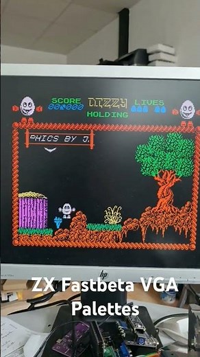 Fastbeta RP2040 ZX Spectrum. VGA Palettes #zx #spectrum #rp2040 #pico