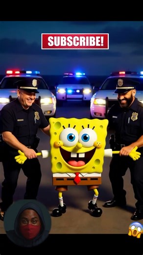 SpongeBob's CRAZY Police Dance Party #shorts