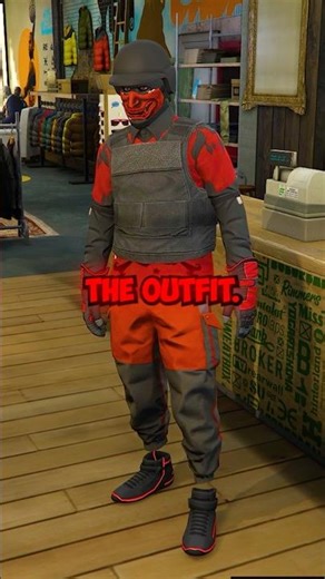 GTA 5 Red and Black Outfit Tutorial! #gta5 #gta5shorts #gta5outfits