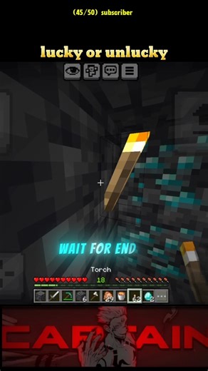 I am so lucky or not #minecraft #trending #gaming #memes