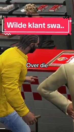 Wilde klant in McDonald's zorgt voor chaos