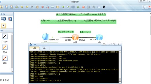 配置内网用户通过EASY IP方式访问Internet外网示例