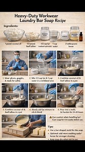 Heavy-Duty Workwear Laundry Bar Soap Recipe 👇 #diy #LaundryHacks #laundrybar #soapmaking | Emmanuel Ekaette Jeremiah
