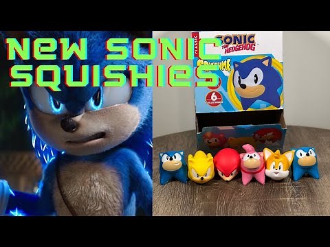 Sonic the Hedgehog SquishMe Blind Bag Unboxing (Collect all 5 + 1 RARE Sonic squishy)