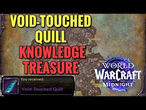 Void-Touched Quill Treasure Location (+3 Inscription Knowledge) (WoW Midnight)