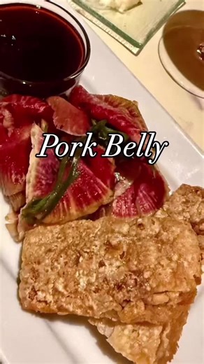 Pork belly, the bistro in fantasy Springs Casino. See what came with it that made it so good Definitely check this one out.To see more goto www.fatchefrestaurantguide.com www.travelwithrichardandnancy.com Don’t forget to follow us on Instagram @richardenfantino check out our YouTube channel @NancyEnfantino2090 TikTok @Fat.chef3 Facebook FC RG Richardenfantino Threads richardenfantino #PorkBelly #Habanero #HabaneroJam #WatermelonBeats #Beats #Greens #malbacwine #RedWine #Bread #FrenchBread #Food 