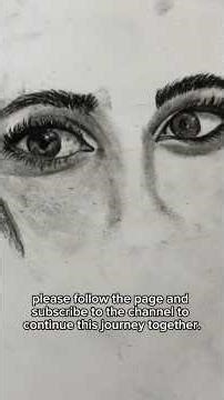 Day 4 of My Drawing Journey | Drawing Eyes with Pencil ✏️ #drawingjourney #portraitsketch