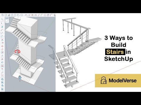 How to Create Stairs in SketchUp – 3 Different Methods!