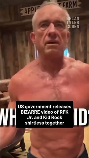 US government releases BIZARRE video of RFK Jr. and Kid Rock shirtless together
