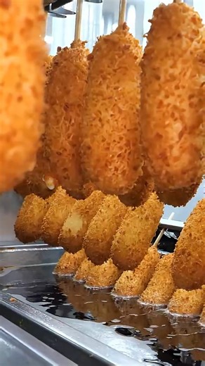 9.4K views · 174 reactions | Corn Dog Mass Production Process. Food Factory in Korea | Hantim Inc. 한팀 | Facebook