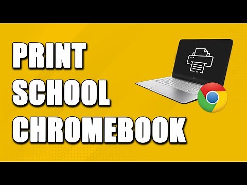 How To Print On A School Chromebook (EASY!)