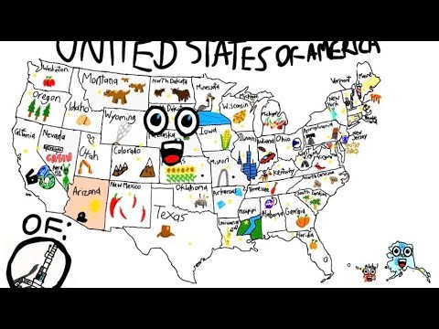 The 50 United States (original mecha khalifa video) usa #fiftynifty #states #america
