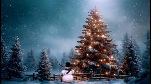 Winter, Holiday, Background. Free Stock Video