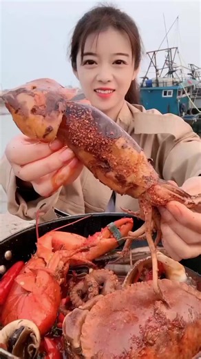 Seafood Mukbang: Exotic Seafood Eating Experience