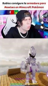 Mewtwo's armor in Minecraft Cobblemon #rubius #pokemon #minecraft