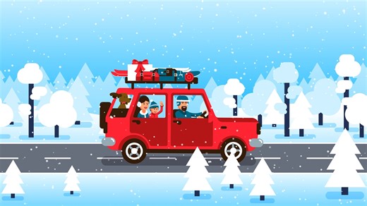 On a highway, over a bridge, or through a tunnel, FHWA asks everyone to drive safely after spending Christmas day with loved ones. #MerryChristmas | Federal Highway Administration