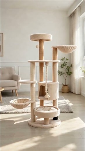 Give your cat the ultimate playground to climb, scratch and nap. Our premium cat tree blends