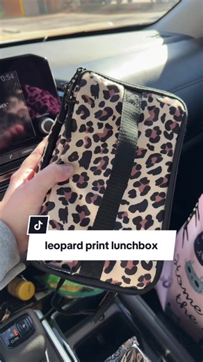Affordable Leopard Print Lunchbox with Ice Packs