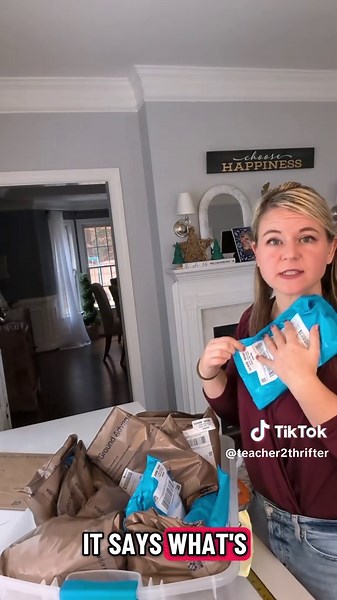 USPS Mail Tricks. Labeling and porch pickup. Anything to save time and make more money. #reseller #goodwill #goodwillbins #thrift