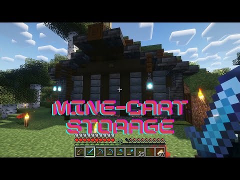 Minecraft - Minecart Storage System