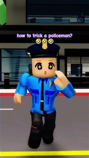 How to trick a policeman? 🤣 #roblox #shorts
