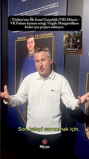 Türkiye'nin İlk Sanal Gerçeklik (VR) Müzesi MÜZEVERSE - Virgile Mangiavillano Orta Çağ'ın Keşfi #vr