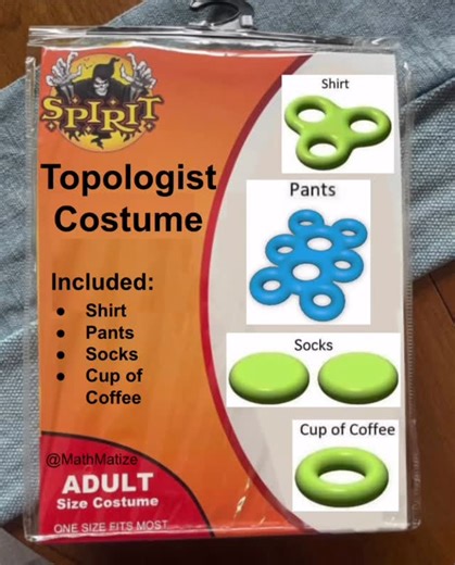MathMatize on Instagram: "One size fits most #math #mathmemes #stem #mathematics #mathematician #halloween"