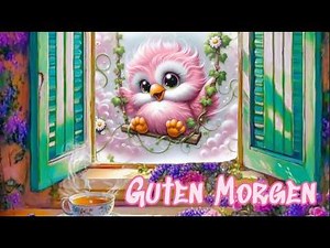 Guten Morgen! Starte glücklich in diesen Sonntag ☕️🌷🦋