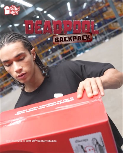 Caution: This Deadpool backpack could make you the star of your squad! 💀🎒 Deadpool & Wolverine official merch final phase drop is Now Live! Limited Stock only. Shop on the app & get an extra 10% cashback. 😍 | The Souled Store