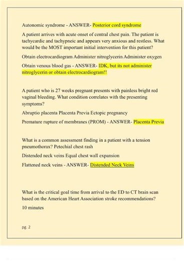 Relias ED RN A Newest 2026 2027 Actual Exam With Complete Questions And Correct Detailed Answers Ver