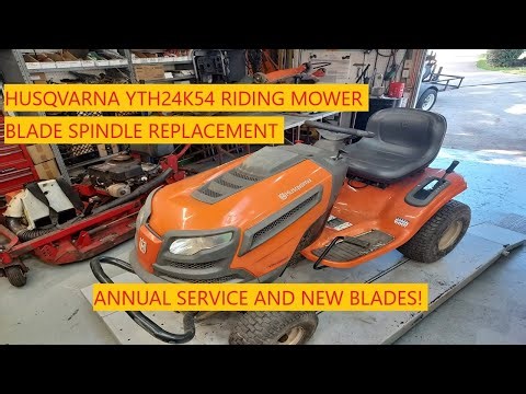Husqvarna YTH24K54 Riding Mower | Deck Repair And Annual Service!