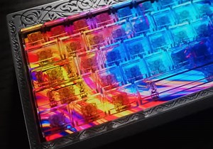 Centerpiece is a mechanical keyboard with a high-res display beneath transparent keys