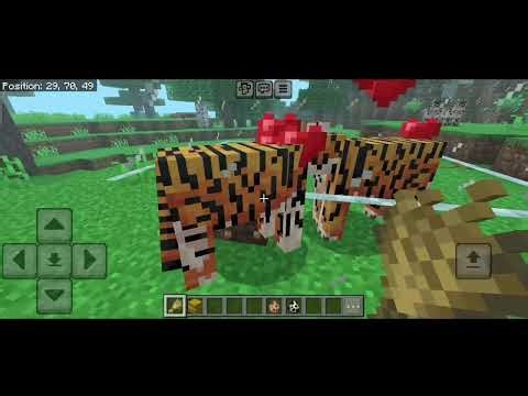 Minecraft new animal tiger #minecraft